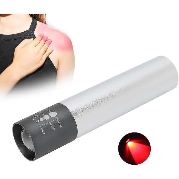 Bärbar infraröd lampa, LED rött ljusterapilampa, rött ljusterapiapparat