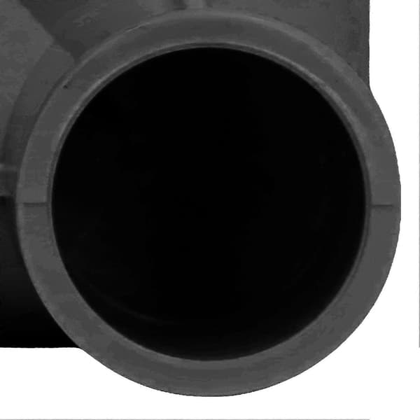 10 stk. 3-vejs rørfittings PVC-plast Tee-fitting Albuehjørneforbindelse 25 mm indvendig diameter sort