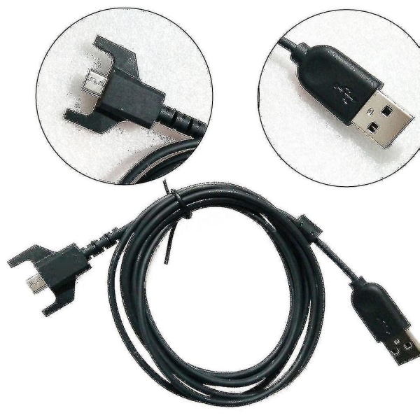 Holdbar USB-opladningskabel til Logitech G900 G903 G703 G Pro mus