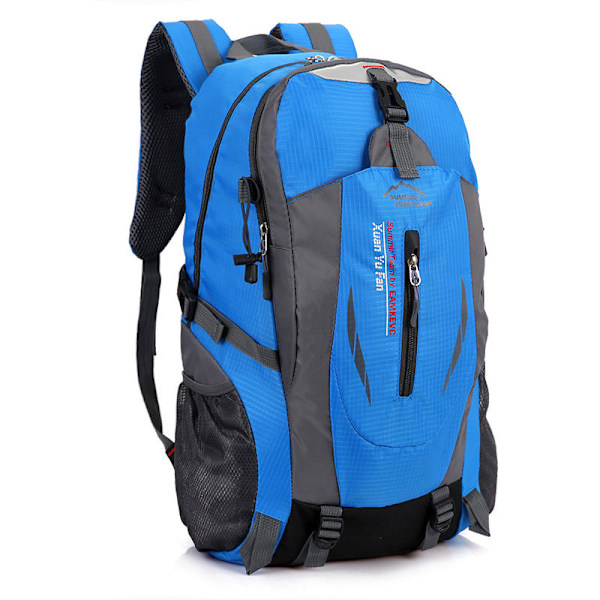 40L Stor Vattentät Ryggsäck Camping Vandring Utomhus Reseryggsäck Blue