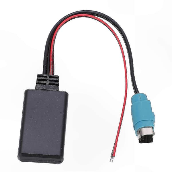 Bluetooth AUX-adapterkabel för bilstereoingångsbyte kompatibel med Alpine CDEW203RI IDA X301 X303 X305-system