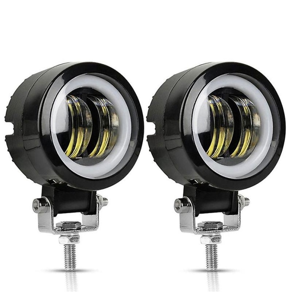 Motorcycle Light 3 Inch 7d 20w Round With Aperture Auto Dirt Bike Led Work Light Led Maintenance Spotlight