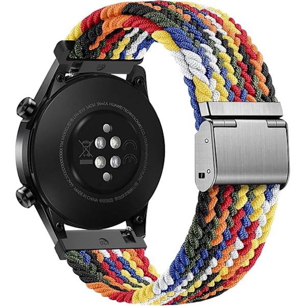 22mm klokkearmbånd for Huawei Watch GT2, GT2 Pro, Watch GT/3/3 Pro/GT2e, Galaxy Watch 3 45mm, Galaxy Watch 46mm, Gear S3 Frontier