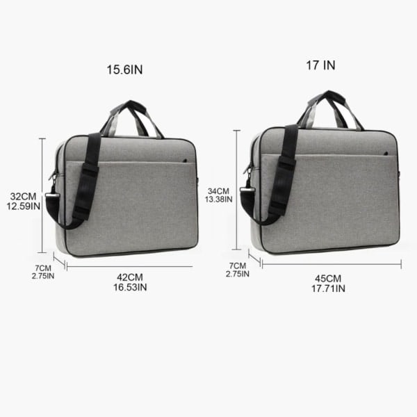 Laptopväska Axelväska GRÅ 15,6 tum 15,6 tum grå 15,6 tum-15,6 tum grå grey 15.6 inch-15.6 inch