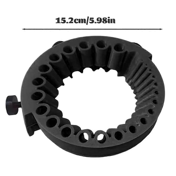 Borebitslipere, Borebitsliper Kraftborebitslipefeste for 2 til 13 mm og kompatible 125 mm slipemaskiner CJY Black