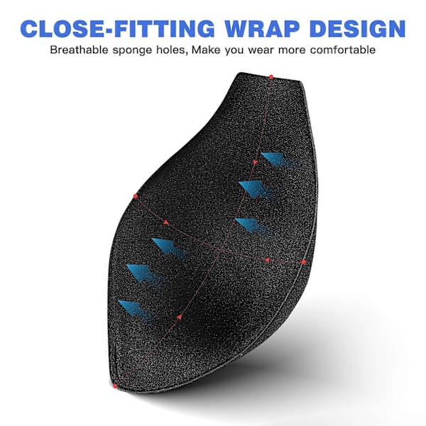 Stk Mænd Bulge Svamp Forstørrelses Indlæg Forstørre Front Mandlig Pakke Forbedrings Puder til Badebukser Stringtrusser Shorts Black 15.00X10.00X2.00CM
