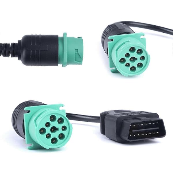 OBD1 til OBD2 Konverter Kabel J1939 9Pin Han til OBD2 16Pin Han til Biler