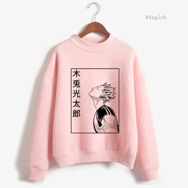 Anime Haikyuu Huppari Toppar Herr Harajuku Muoti Streetwear Kawaii Oya Graafinen Crewneck Pulloverit Unisex Sweatshirt Mies 11308 11308 XL