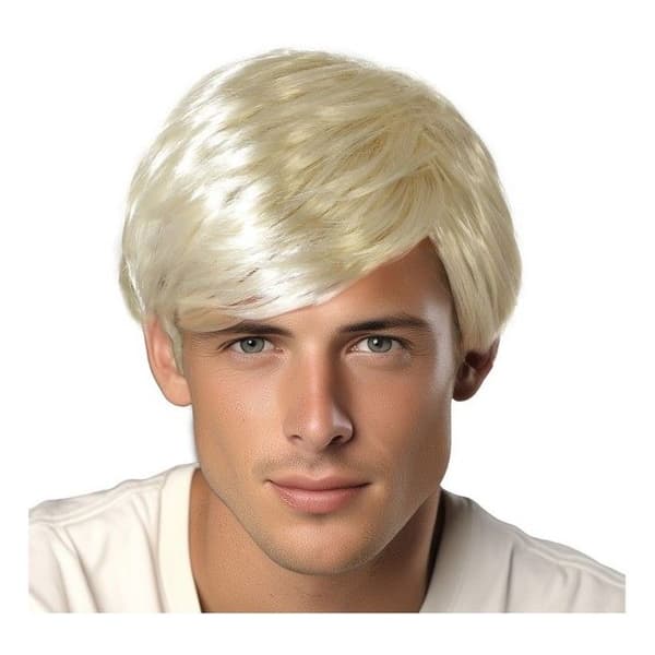 Blond Man Disc Peruk, CJY Blont h\\u00e5r