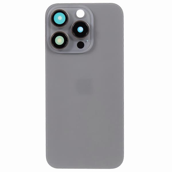 For iPhone 15 Pro Batterihus med Brakett+Kameradeksel Erstatningsdel