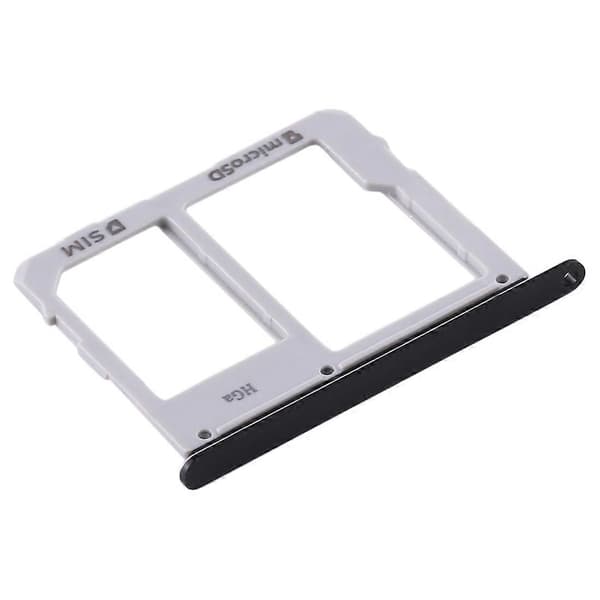 For Samsung Galaxy Tab S5e SM-T725 SIM-kortskuff + Micro SD-kortskuff Black