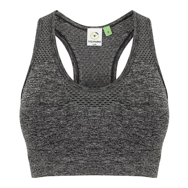 Tombo Saumaton Urheiluliivi Naisille XS Tummanharmaa Marl Dark Grey Marl XS