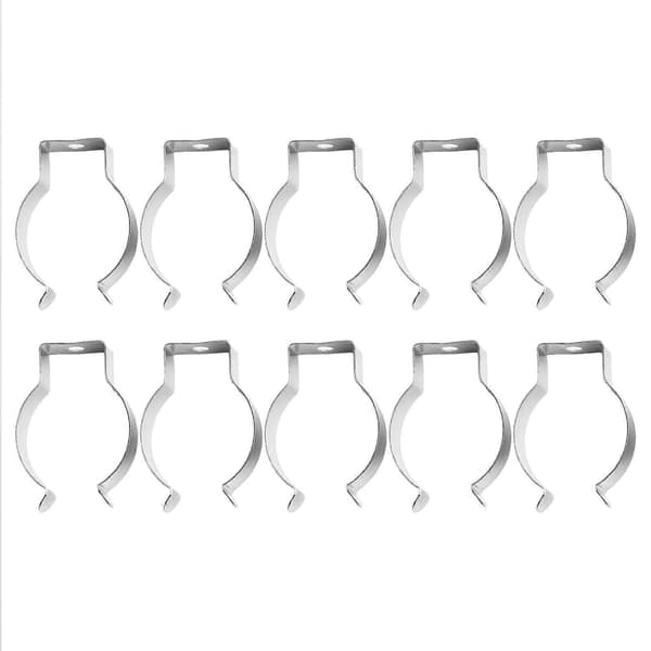 Skure Fjeder Terry Clips Rustfrit Stål Terry Clips 10 stk. 28mm