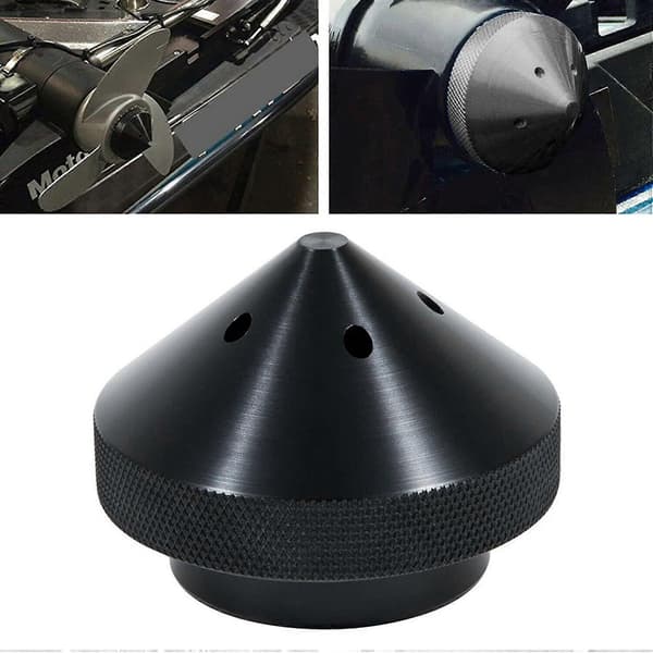 2X GFEL-MG-R-DP Marine G-Force Eliminator Trollingmotor Propellermutter för MotorGuide X3 X5 XI3 XI5 Black