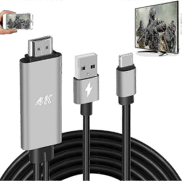 USB-C til HDMI-adapter 4K MHL HD-videokabel