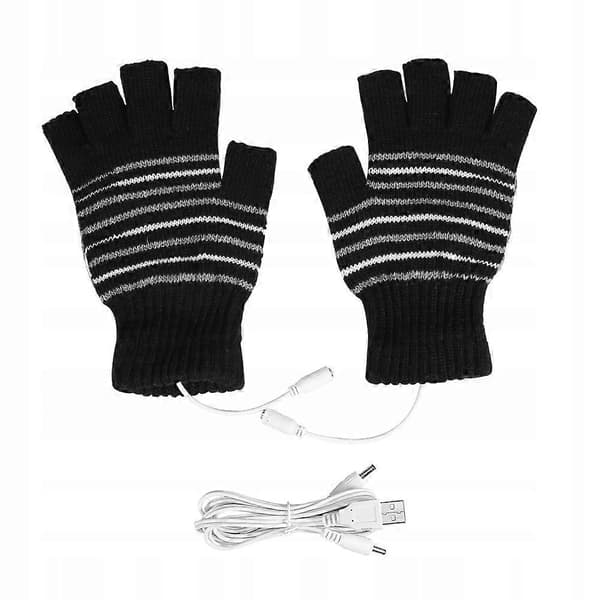 Universelle opvarmede handsker til USB varme handsker til vinteren Hit WinterCJY sort black universal