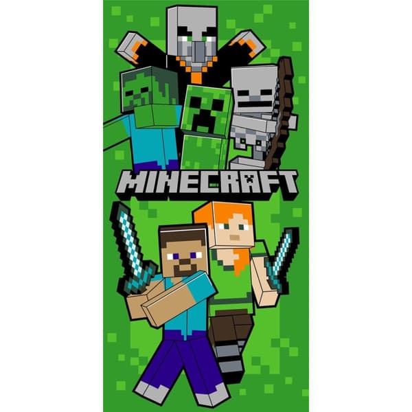 Minecraft Sværd badehåndklæde, strandhåndklæde 70x140 cm (Fast Dry)
