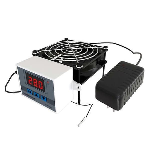 12V1A Temperaturkontrollerad kylfläkt för PC och multimedia radiator 8cm 12cm 8cm
