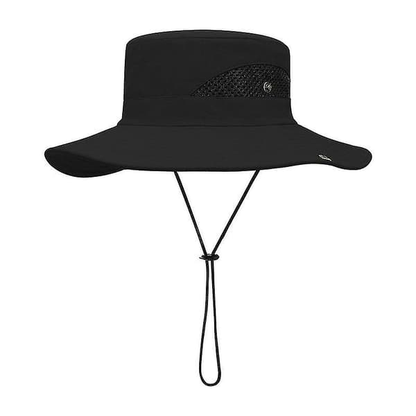 Solhatt för män med bred brätte UV-skydd Solskydd Vikbar hatt
