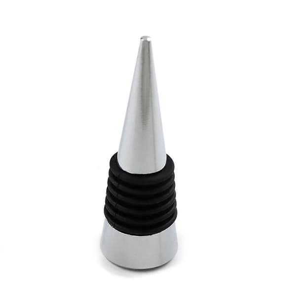 10 stk. Gadget Legg til en perle Rhinestone Lampwork Dekorativ Perle Vinflaskestopper Sinklegering Sølv Perleflaskestopper SilverBlack