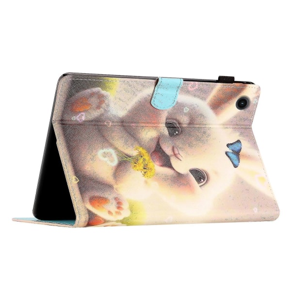 For Samsung Galaxy Tab A8 10.5 X205/X200 beskyttende nettbrettetui PU-skinn flipdeksel Rabbit
