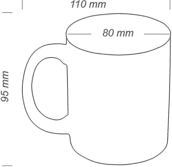 Muki Tag keraaminen muki Finr Tea