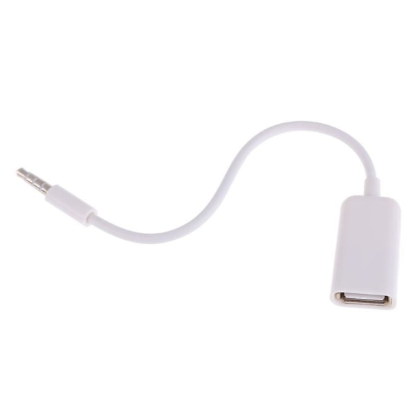 USB naaras - Aux 3,5 mm urosliitin äänimuunninsovittimen datakaapeli
