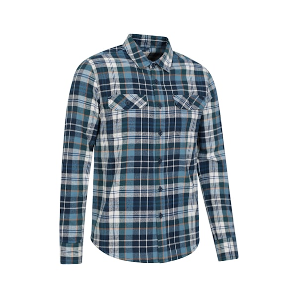 Mountain Warehouse Trace Flanellskjorta Långärmad Herr XXL Ljusblå Light Blue XXL
