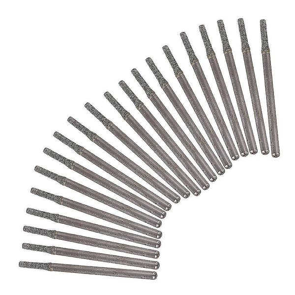 Til 2 mm ædelstene diamantborebits hulsav bor solide bits pakke med 20 WS4013
