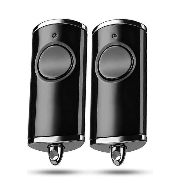 Handheld Garage Door Opener for Hörmann HSE1-868-BS, Gloss Black, 1-Button Function, for Hörmann HS1 HSE2 BiSecur