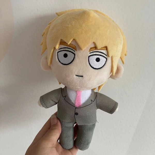 11'' Mob Plush Toy Pehmolelu 17.8''ekubo Hahmo 11'' Arataka Reigen Pehmolelu Shigeo Kageyama Pehmolelu Nukenukke Pehmolelut (musta1)