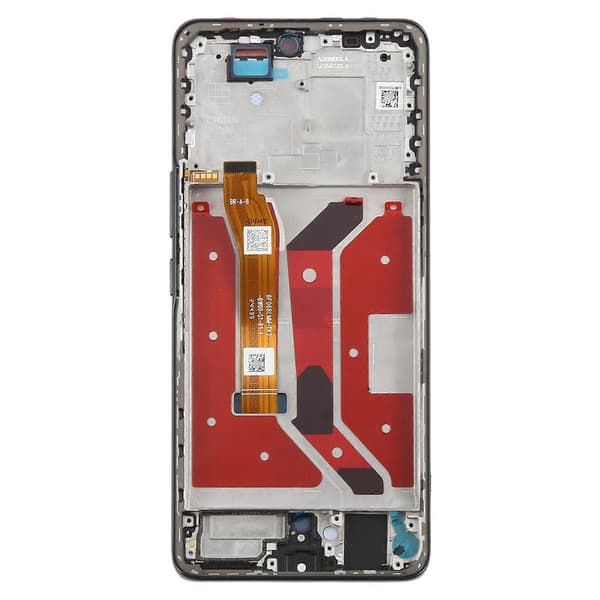 For Honor Magic7 Lite KOMPATIBEL LCD-skjerm Digitizer Fullmontering med ramme Black