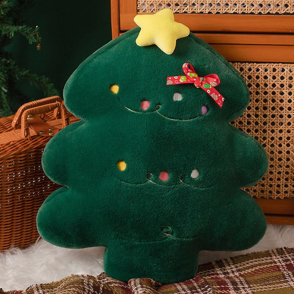 Cute Christmas Pillow Soft Plush Santa Doll Home Decoration For Xmas Gifts