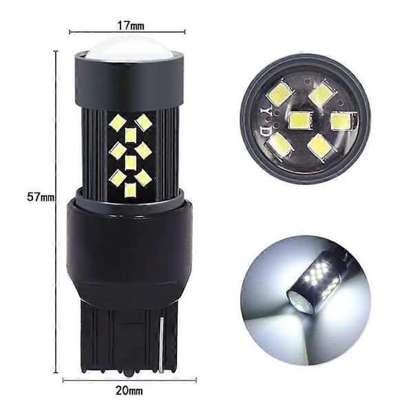 1 par 7440 12V 7W Strobe Bil LED Tåkelys White Light