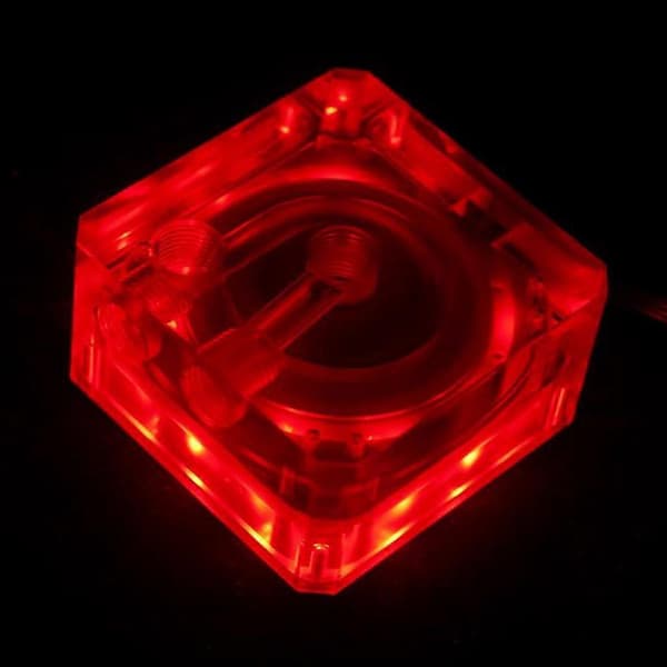 Computer vandkøling cirkulationspumpe understøtter RGB LED lav støj 500L/ white light