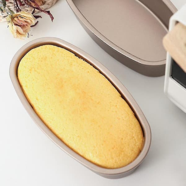 Nonstick Oval Kageforme Kraftig Kulstofstål Bageform Til CheesecakeCJY Black