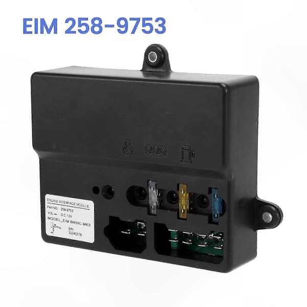 Motorgränssnittsmodul EIM 258-9753 för DC 12V Motorstyrning Basic MK3 Ersättning Black