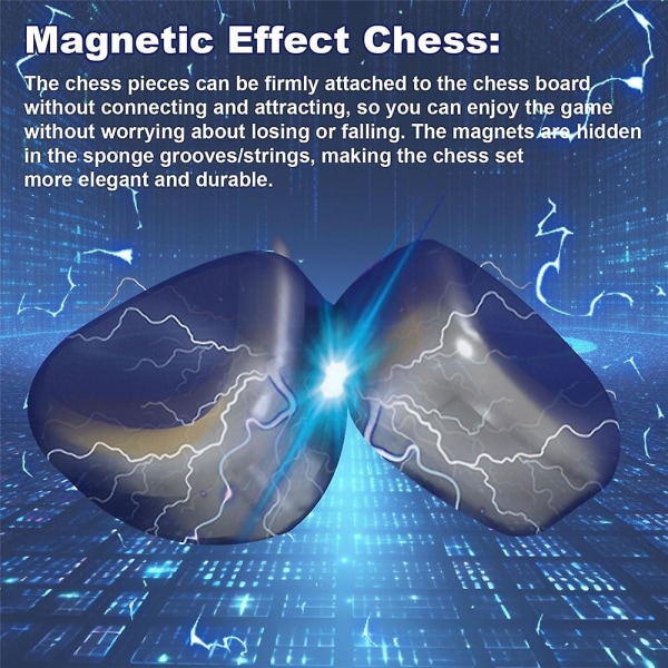 Ferromagnetisk Magnetisk Skakspil Interaktivt Magnetbrætsspil Voksne Børn Kreative Gave