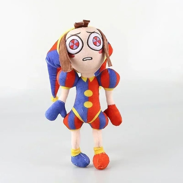 Magical Numbers Circus Plush Clown Cartoon Doll Clown Plush Doll Soft Filled Sofa Decoration Christmas Gift