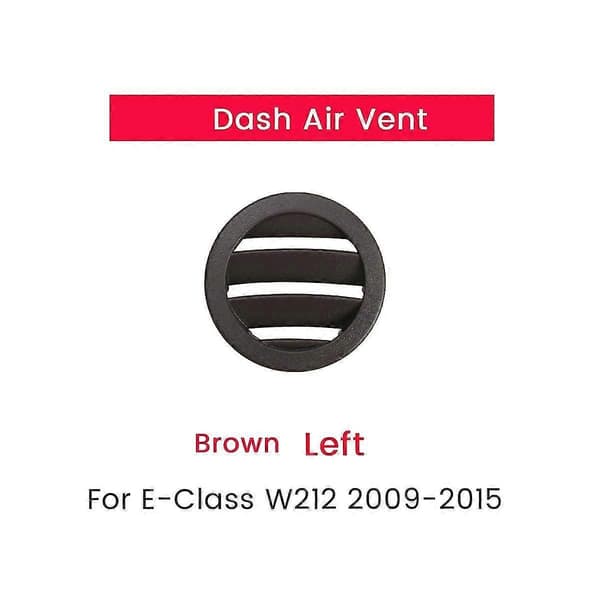 Vänster brun sidodash luftutlopp AC ventilgallerpanelkåpa för E-klass W212 E300 2009-2015