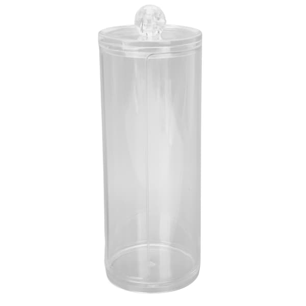 Bomuldspad Dispenser Beholder Transparent Bomuldspad Organizer Makeup Bomuldsrondel Holder