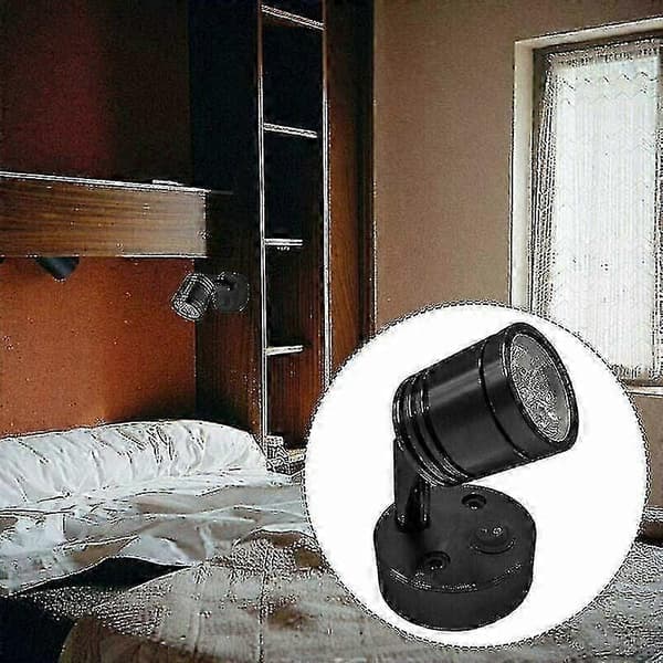 2 stk. 12v dæmpbare LED-spotlæselamper til væg, sengekant, autocamper og campingvogn