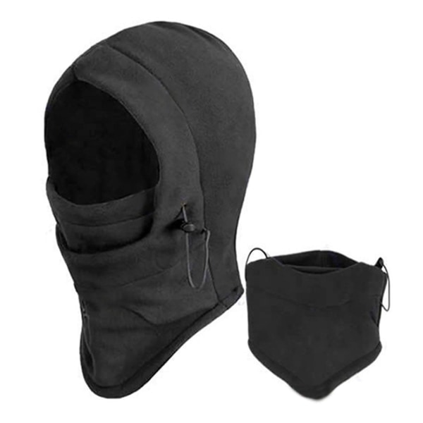 TRIXES Termisk Balaclava Fleece Huva Mask Huvud & Halsvärmare