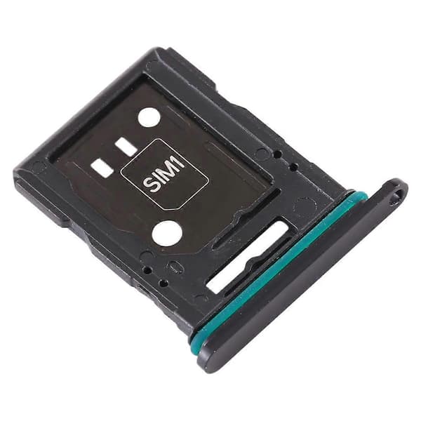 For OPPO Reno 10x zoom SIM-kortskuff + SIM-kortskuff / Micro SD-kortskuff Black
