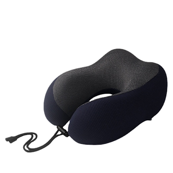 Blød Komfortabel Rejsepude Memory Foam Nakkepude Magnetisk d Dark Blue