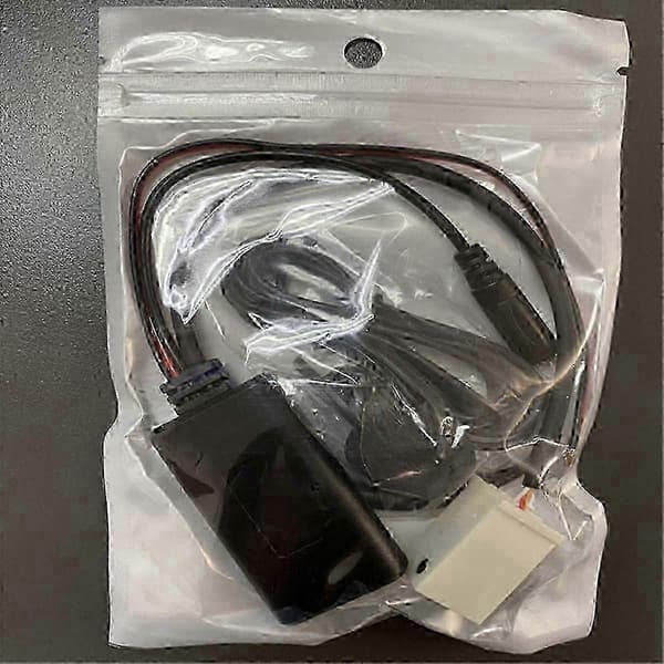 Bluetooth stereoadapter med AUX-kabel for W251 W221 R230 kjøretøy Black