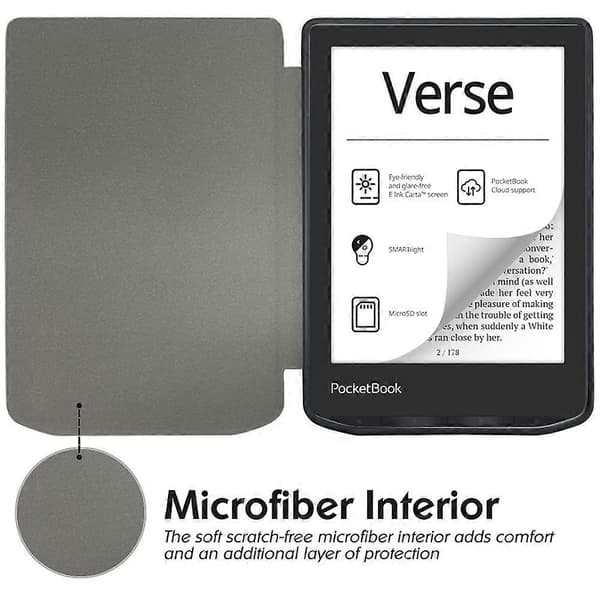 För PocketBook Verse Pro Läderfodral E-läsare Auto Sleep/Wake SkyddsfodralCJY Multicolor Style B