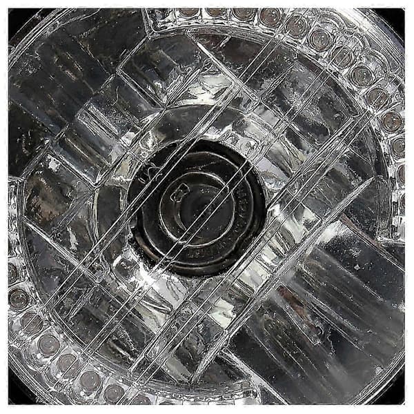 Motorcycle Round Headlight 7 inch H4 Halogen Lamp