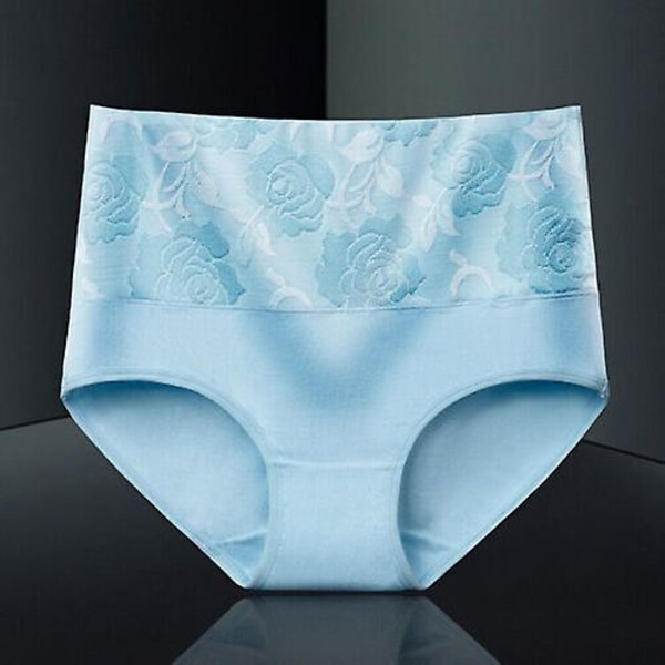 Everdries läckagesäkra underkläder för kvinnor Inkontinens läckagesäkra skyddsbyxor Blue 4XL