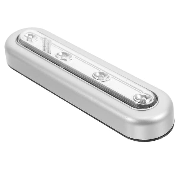 Sminkebordlys LED Touch Lys Til Skure Sølv 17,8 X 4,5 X 3cm Energibesparende 4 Stk Silver Size 2